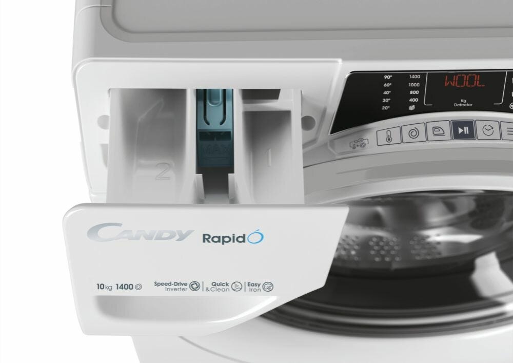 Candy RO14104DWMST/1-S RapidÓ Lavatrice cm. 60 - capacità 10 kg - bianco