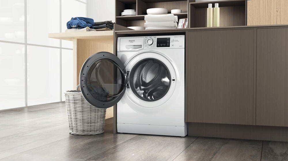 Hotpoint Ariston NDB 10736 WA IT Lavasciuga cm. 60 - lavaggio 10 kg - asciugatura 7 kg - bianco