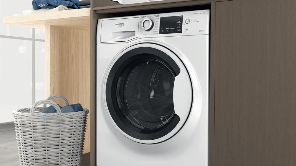 Hotpoint Ariston NDB 10736 WA IT Lavasciuga cm. 60 - lavaggio 10 kg - asciugatura 7 kg - bianco