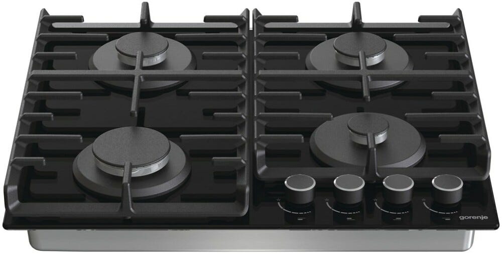 Gorenje GT642AB Piano cottura a gas cm. 60 - nero