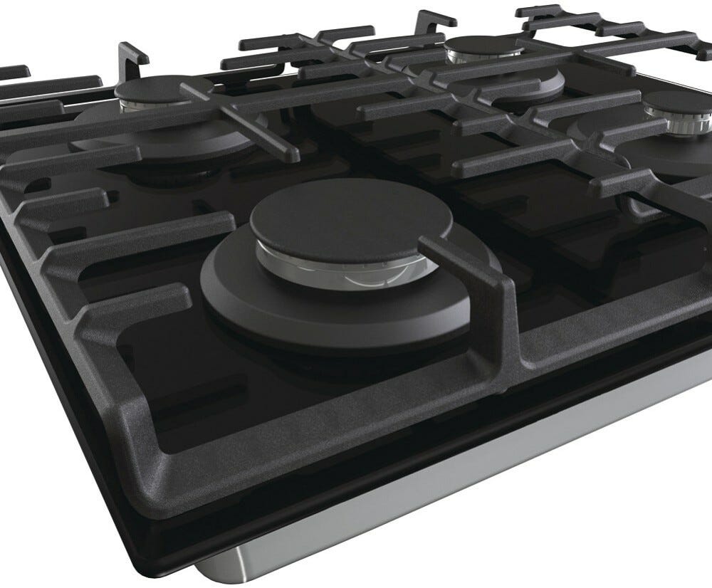 Gorenje GT642AB Piano cottura a gas cm. 60 - nero