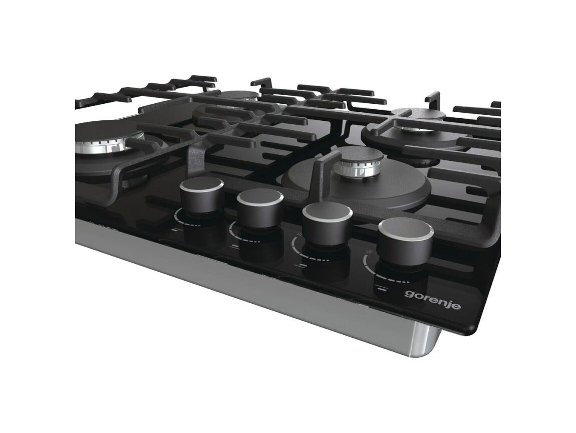 Gorenje GT642AB Piano cottura a gas cm. 60 - nero