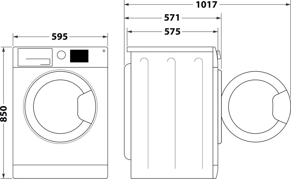 Whirlpool FFS 7259 B EE Lavatrice cm. 60 - capacità 7 kg - bianco