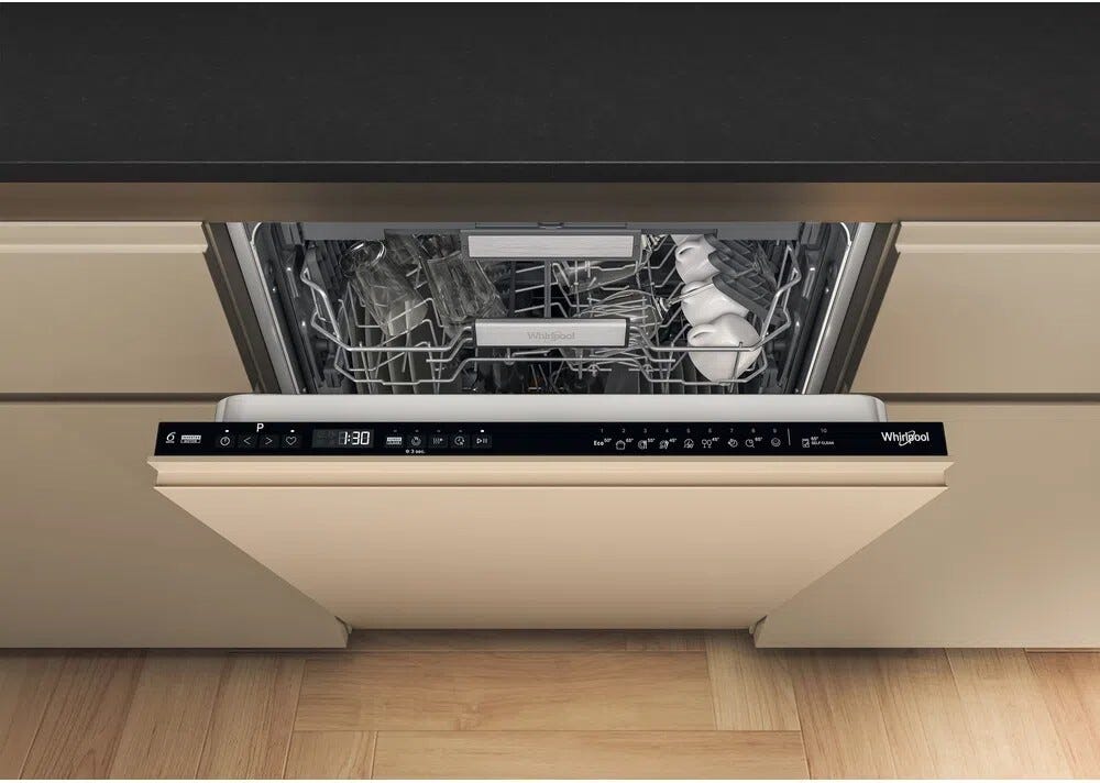Whirlpool W7I HP42 L Lavastoviglie integrata totale cm. 60 - 15 coperti