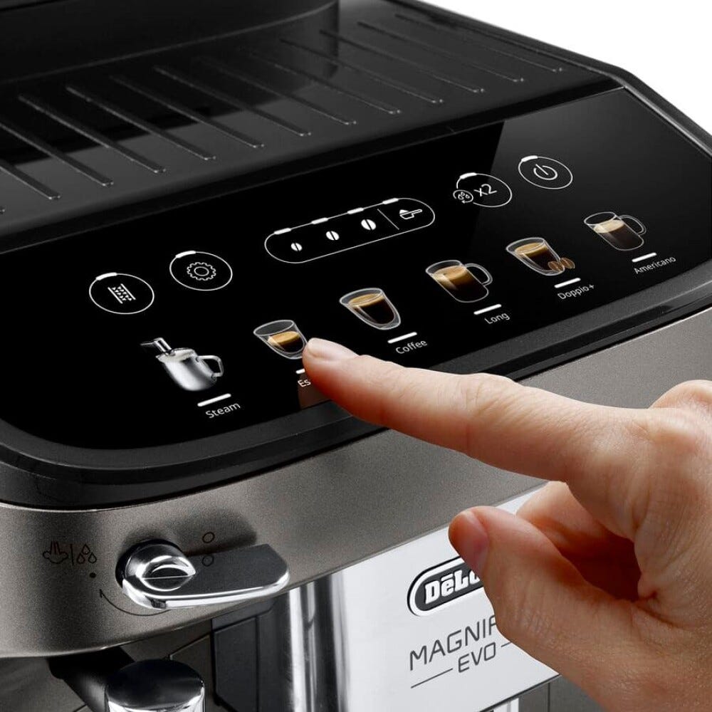 De Longhi ECAM 290.42 TB Magnifica Evo Macchina per caffè automatica - nero/grigio