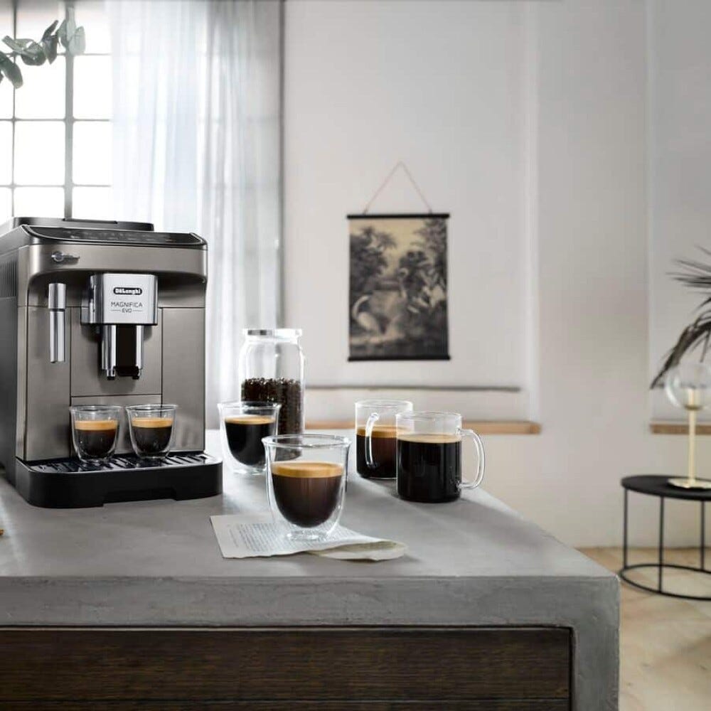 De Longhi ECAM 290.42 TB Magnifica Evo Macchina per caffè automatica - nero/grigio