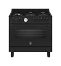 La Germania AMN965ETN/24 Americana Cucina da accosto cm. 90 x 60 - smaltato 5 fuochi a gas + 1 forno elettrico ventilato