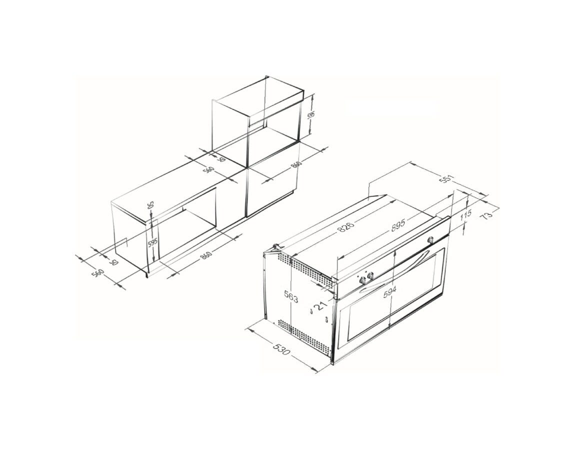 Bertazzoni F905PROGKX Professional Forno a gas cm 90 h 59 - inox