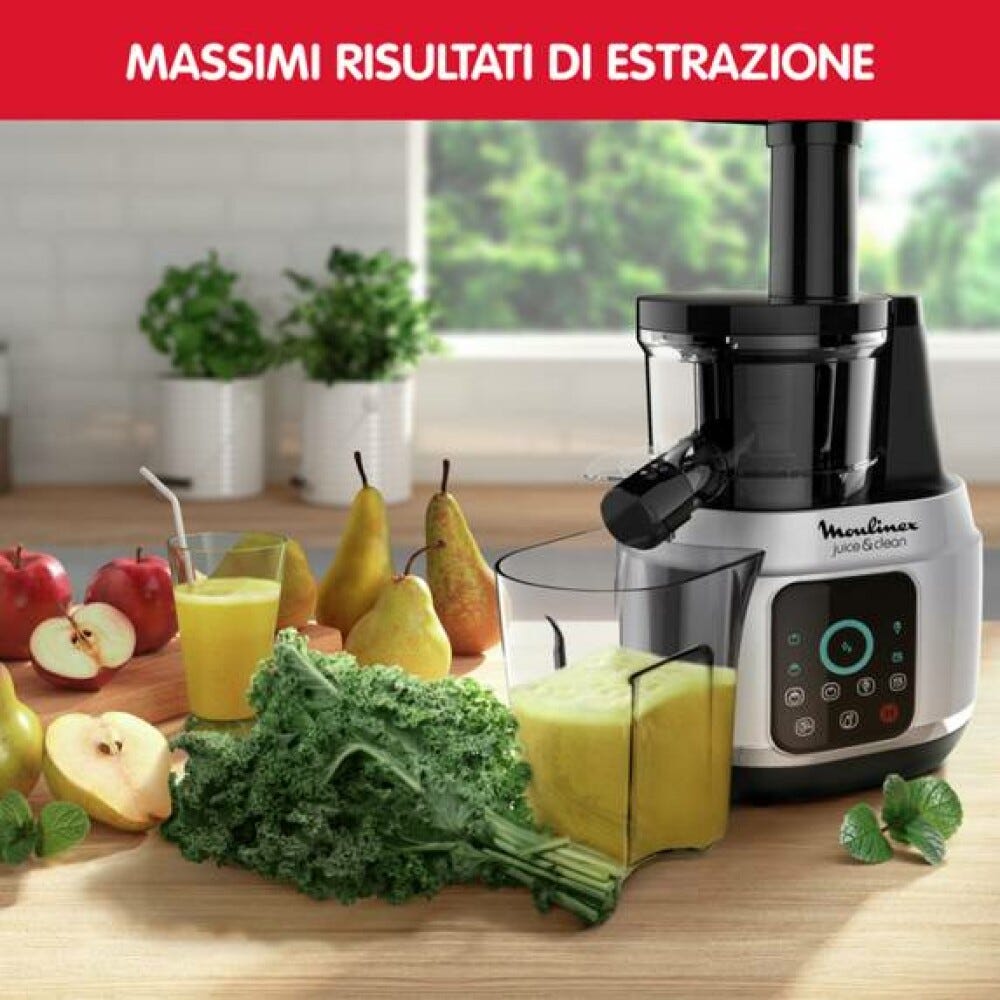 Moulinex ZU420E10 Juice & Clean Estrattore di succo - inox/nero