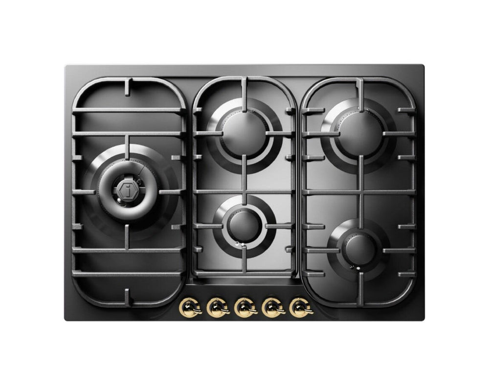 ILVE HCB70SDN Nostalgie Piano cottura a gas cm 70 - inox o colorato - con bruciatore Dual