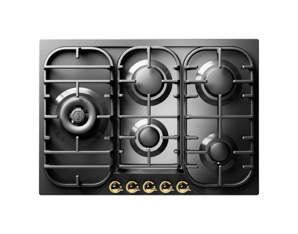 ILVE HCB70SDN Nostalgie Piano cottura a gas cm 70 - inox o colorato - con bruciatore Dual