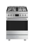 Smeg C6GMX2 Sinfonia Cucina da accosto cm. 60x60 - 4 fuochi a gas + 1 forno elettrico - inox antimpronta