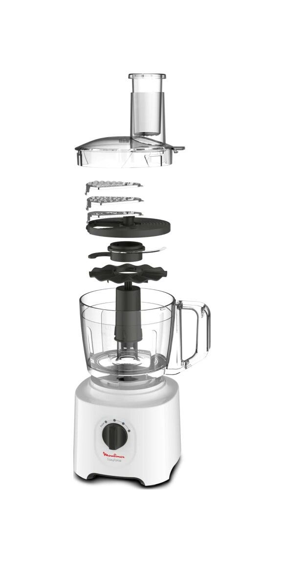 Moulinex FP246110 Robot da cucina multifunzione - 1,4 lt - bianco