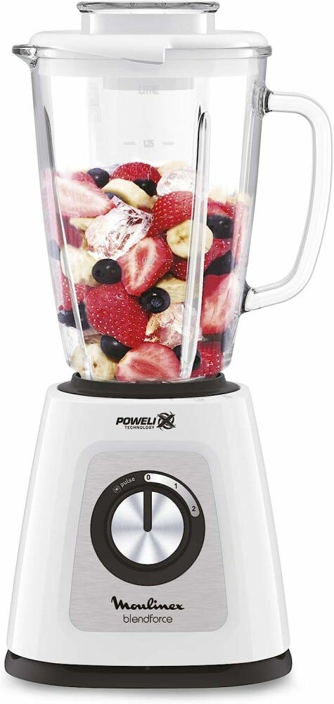 Moulinex LM435110 Blendforce 2 Frullatore 1,75 lt. - bianco