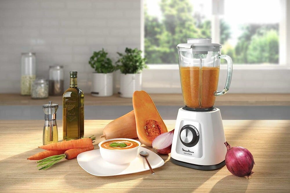 Moulinex LM435110 Blendforce 2 Frullatore 1,75 lt. - bianco