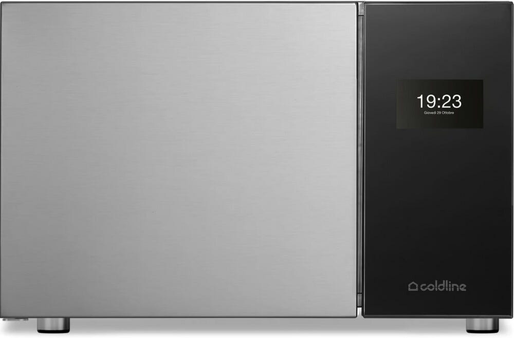 Coldline W30PRO Life Abbattitore di temperatura freestanding cm. 60 h. 42 - vetro nero/inox