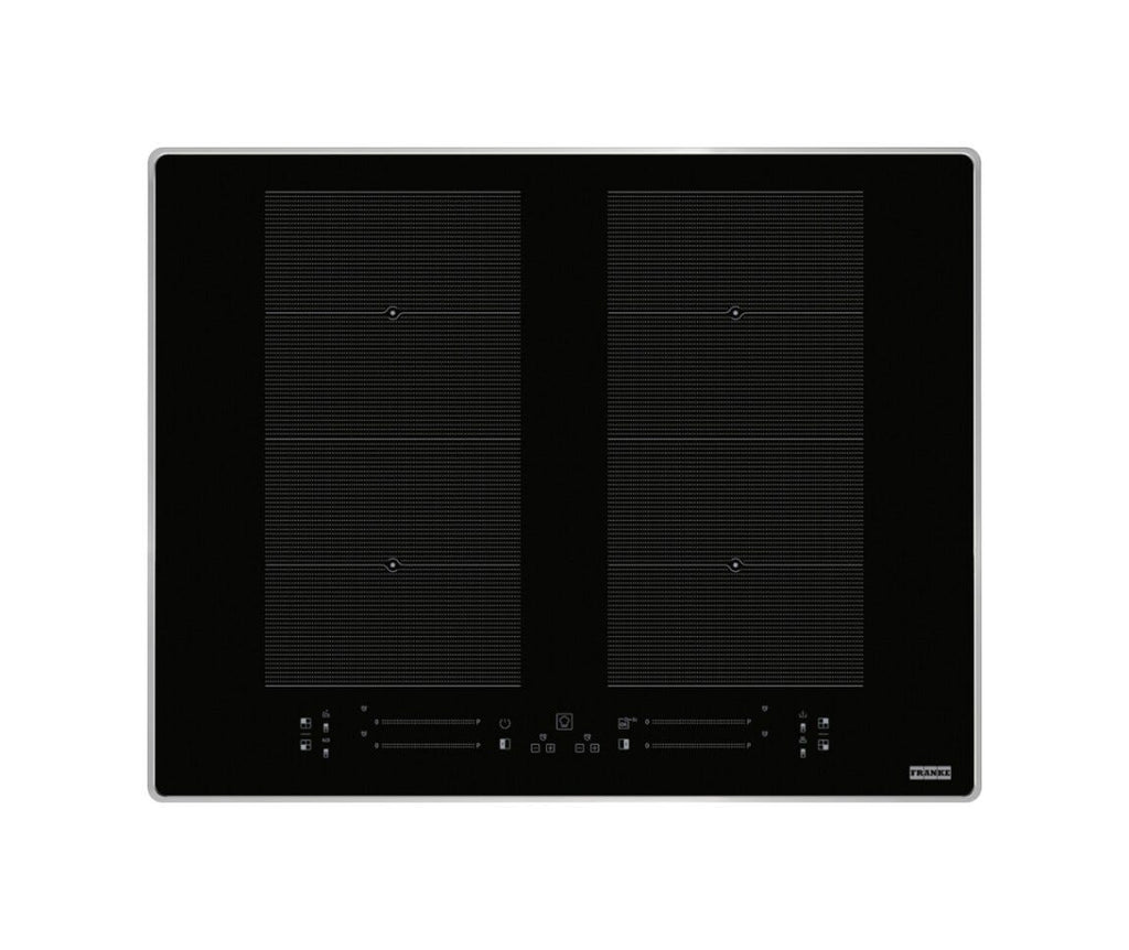 Franke FMA 654 I FP XS Maris Piano cottura a induzione cm. 66 - cristallo nero/cornice inox