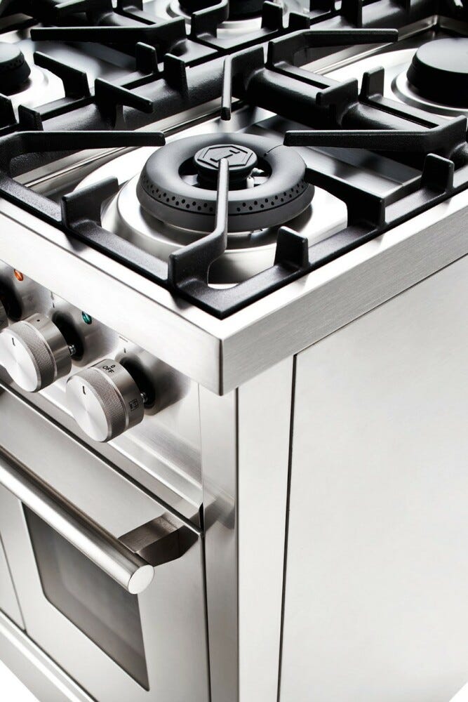 ILVE P36W Professional Plus Cucina da accosto cm 91 configurabile con forno pirolitico e cassetto riscaldato - inox o colorato