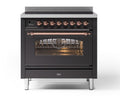 ILVE P36N Nostalgie Cucina da accosto cm 91 configurabile con forno pirolitico e cassetto riscaldato - inox o colorato