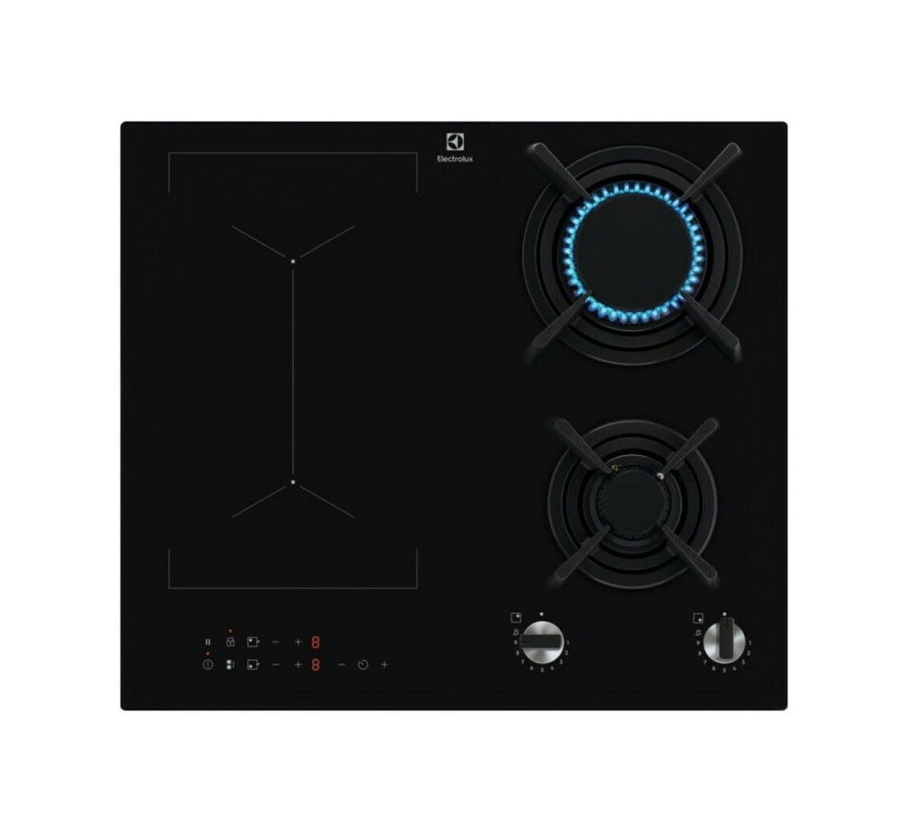 Electrolux KDI641723K Piano cottura misto cm. 60 - vetroceramica nero