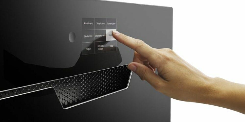 Coldline W45N LIFE Abbattitore di temperatura da incasso cm. 60 h. 45 - vetro nero