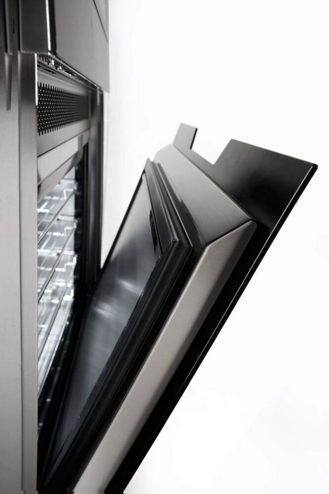 Coldline W45N LIFE Abbattitore di temperatura da incasso cm. 60 h. 45 - vetro nero
