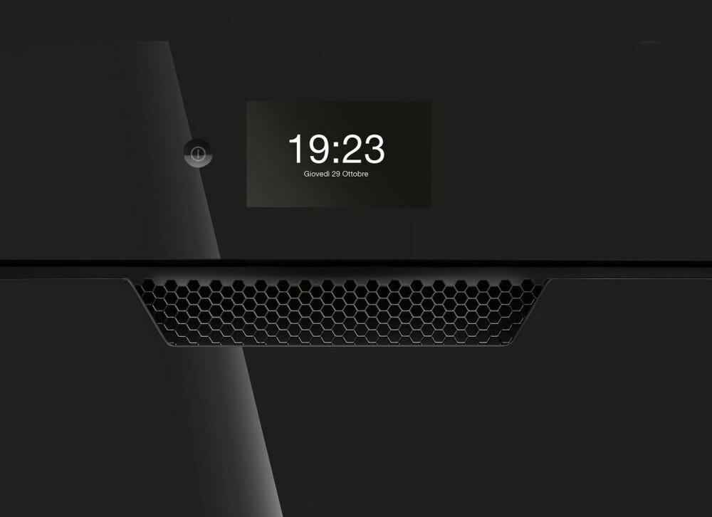 Coldline W45NX LIFE Abbattitore di temperatura da incasso cm. 60 h. 45 - vetro nero/inox