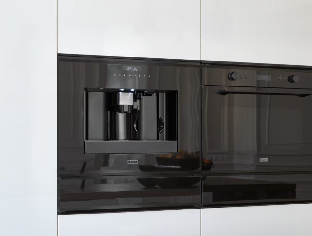 Franke FMY 45 CM BK Mythos Macchina caffè incasso cm. 60 - black steel