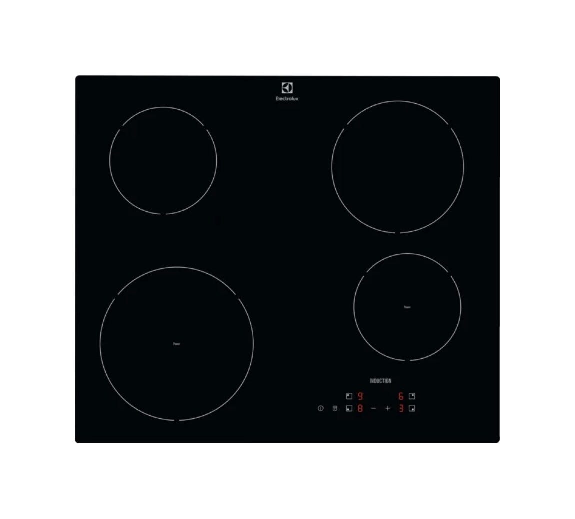 Electrolux KIB60424CK 300 Piano cottura a induzione, 4 zone, SliderTouch, vetroceramica nero