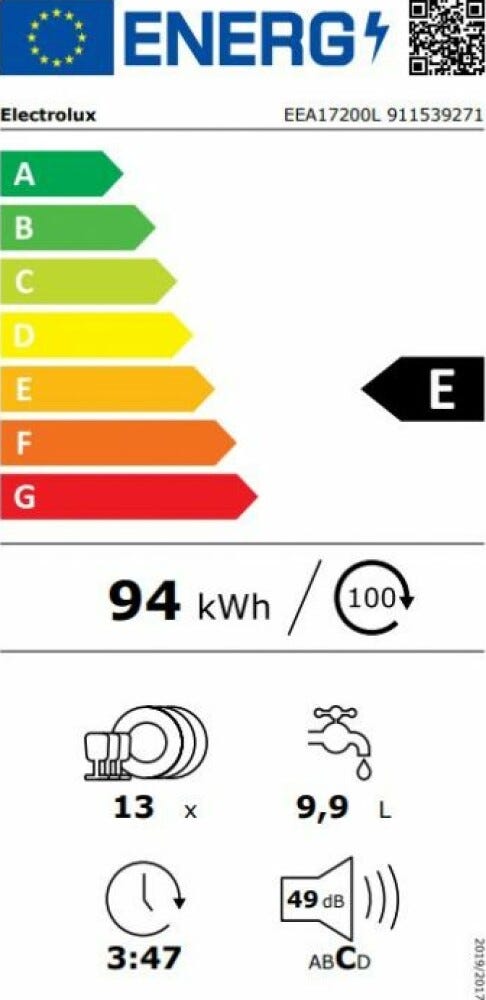 Electrolux KEAF7200L Serie 300 Lavastoviglie integrata totale cm. 60 - 13 coperti