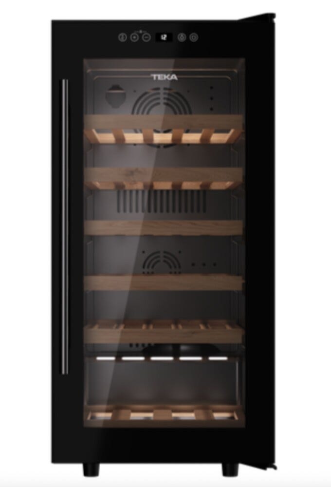 Teka TEKARVF10032 Cantina vino cm. 38 - 32 bottiglie - nero