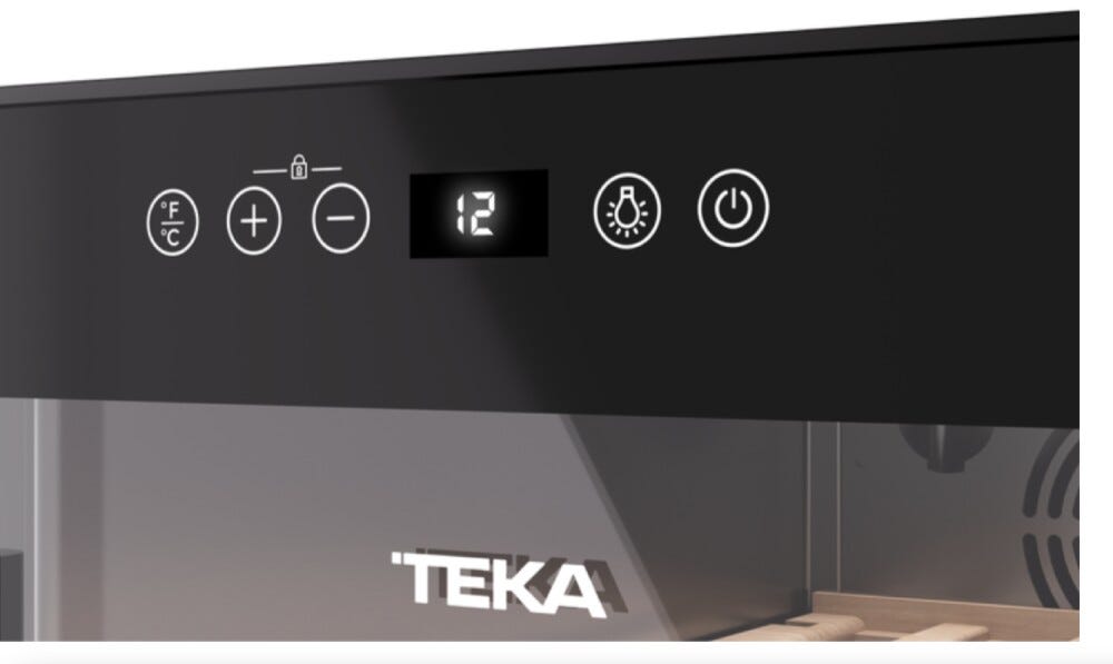 Teka TEKARVF10032 Cantina vino cm. 38 - 32 bottiglie - nero