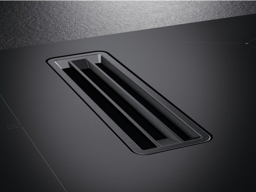 AEG CCE84543CB Piano cottura a induzione con cappa filtrante integrata cm. 80 - vetroceramica nero