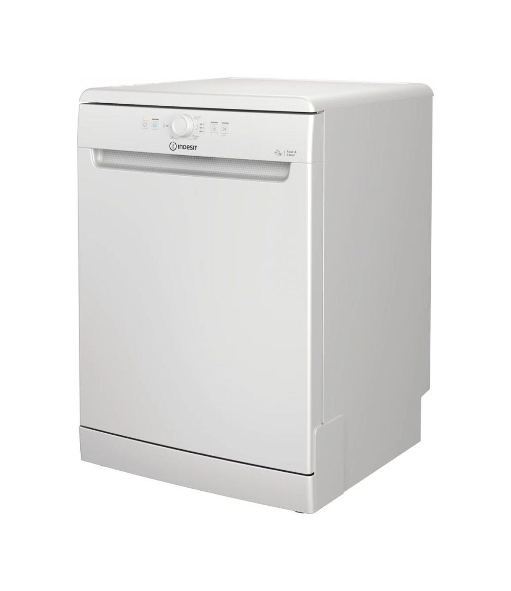 Indesit D2FHK26 Lavastoviglie a libera installazione cm. 60 - 14 coperti - bianco