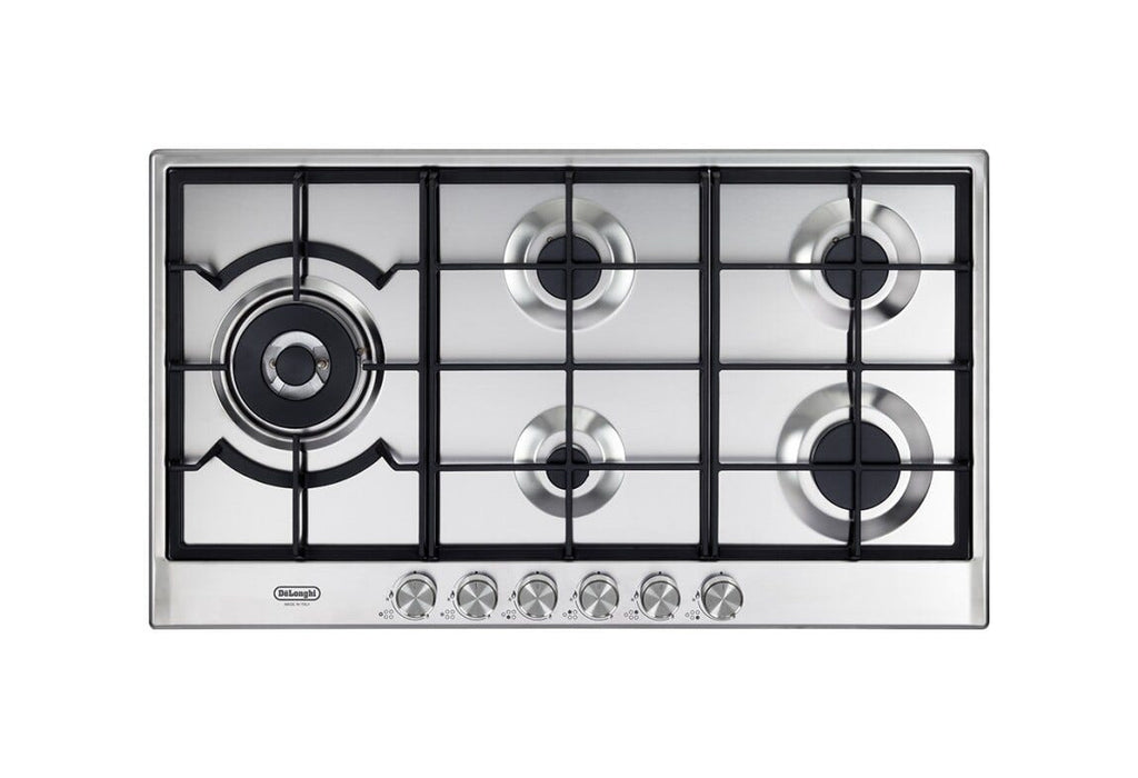 De Longhi Nsl590DX Piano cottura a gas cm. 90 - inox