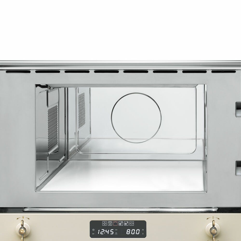 Smeg MP822PO Coloniale Forno microonde da incasso cm. 60 h. 34 - panna