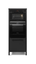 ILVE CSTARBK Professional Plus Colonna con forno combinato, abbattitore e confezionatrice sottovuoto - nero lucido