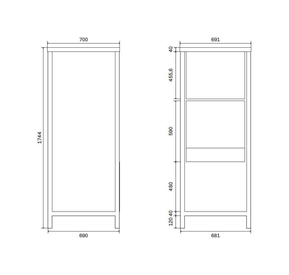 ILVE CSTARBK Professional Plus Colonna con forno combinato, abbattitore e confezionatrice sottovuoto - nero lucido