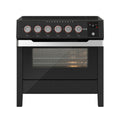 ILVE PM09-MK Panoramagic Cucina da accosto cm 90 con piano a induzione - nero opaco