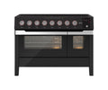 ILVE PM12-MK Panoramagic Cucina da accosto cm 120 con piano a induzione - nero opaco