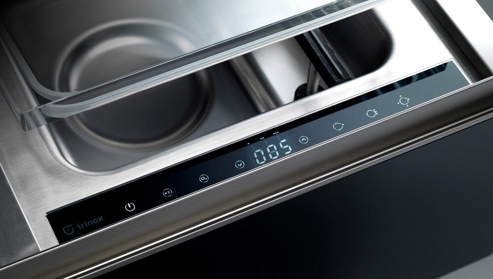 Irinox Zero 15 Cassetto per sottovuoto a campana cm. 60 h. 14 - inox