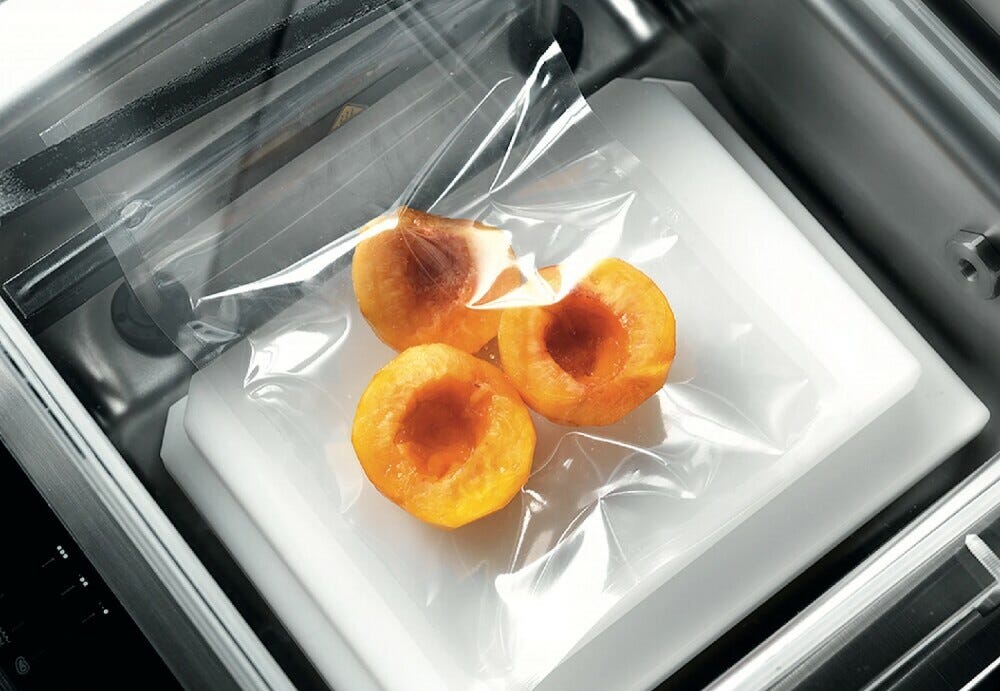 Irinox Zero 45 Cassetto per sottovuoto a campana cm. 60 h. 45 - inox - maniglia nero opaco
