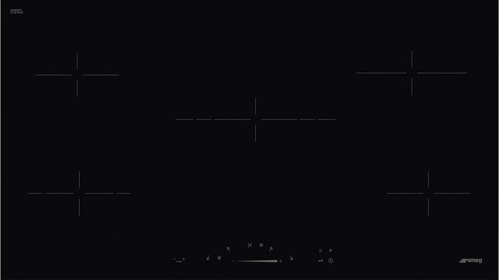 Smeg SE495ETD Universale Piano cottura elettrico cm. 90 - vetroceramica nero