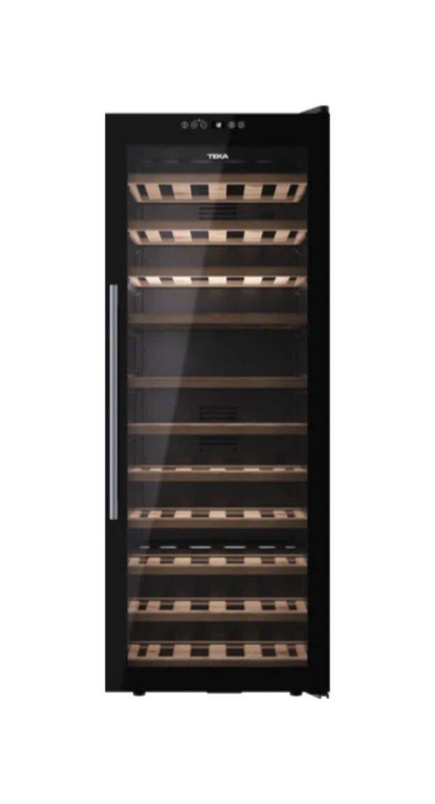 Teka RVF 10051 GBK Cantina vino cm. 48 - 51 bottiglie - nero