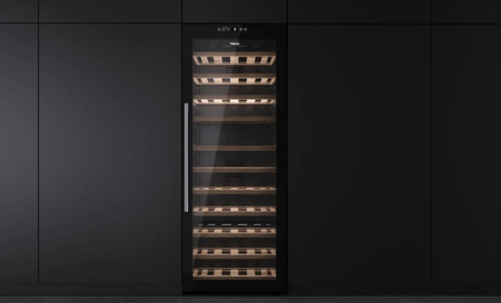 Teka RVF 10051 GBK Cantina vino cm. 48 - 51 bottiglie - nero