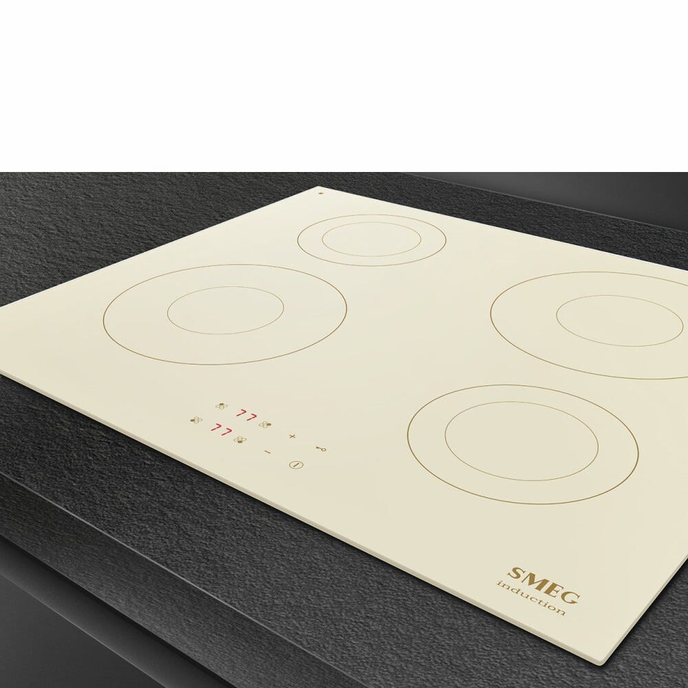 Smeg SI2641DP Universale Piano cottura a induzione cm. 60 - vetroceramica panna