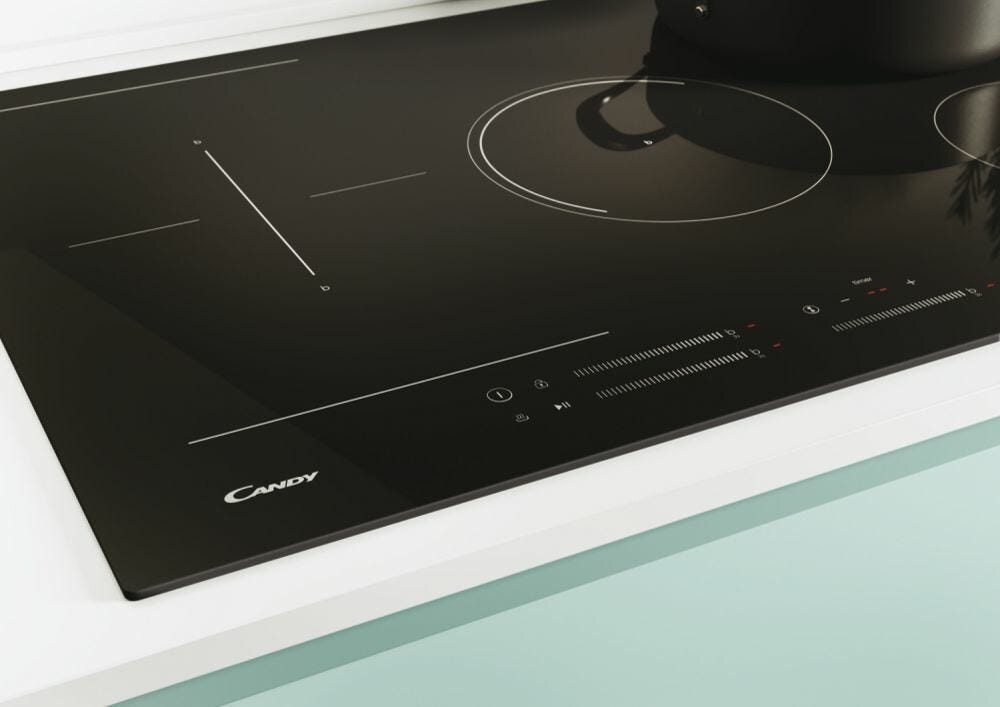 Candy CIES55MCTT/1 Comfort Piano cottura a induzione cm. 77 - vetroceramica nero
