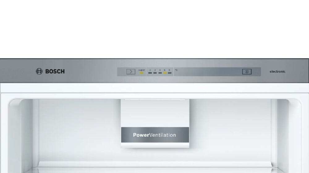 Bosch KGV58VLEAS Serie 4 Frigorifero con congelatore a libera installazione cm. 70 h 191 - lt. 503 - inox