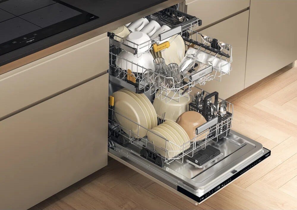 Whirlpool W8I HP42 L Lavastoviglie integrata totale cm. 60 - 14 coperti