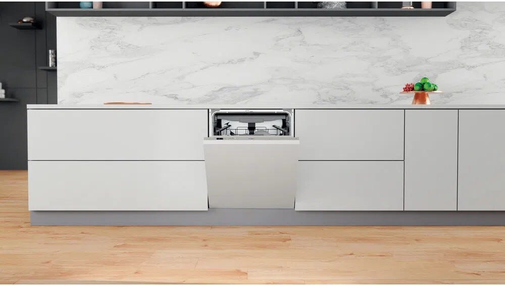 Whirlpool WIO 3T226 PFG Lavastoviglie integrata totale cm. 60 - 14 coperti